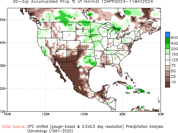 30-Day Normal Precipitation